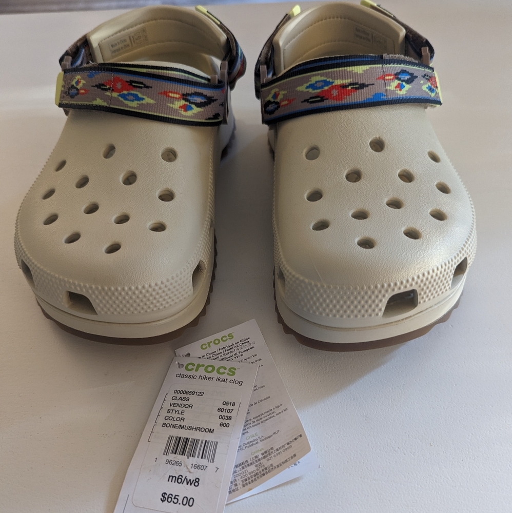 Crocs unisex-adult Classic Hiker Clog,  Mens size 6 , Women's Size 8